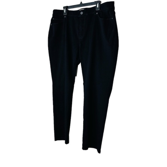 Soft Surroundings The Ultimate High Rise Slim Skinny Stretch Jeans Black Size 1X - Picture 3 of 11